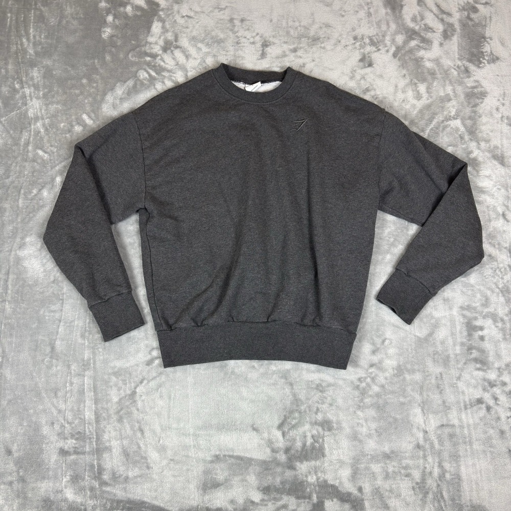 GYMSHARK Rest Day Sweats Crew Sweater Women's Small Gray